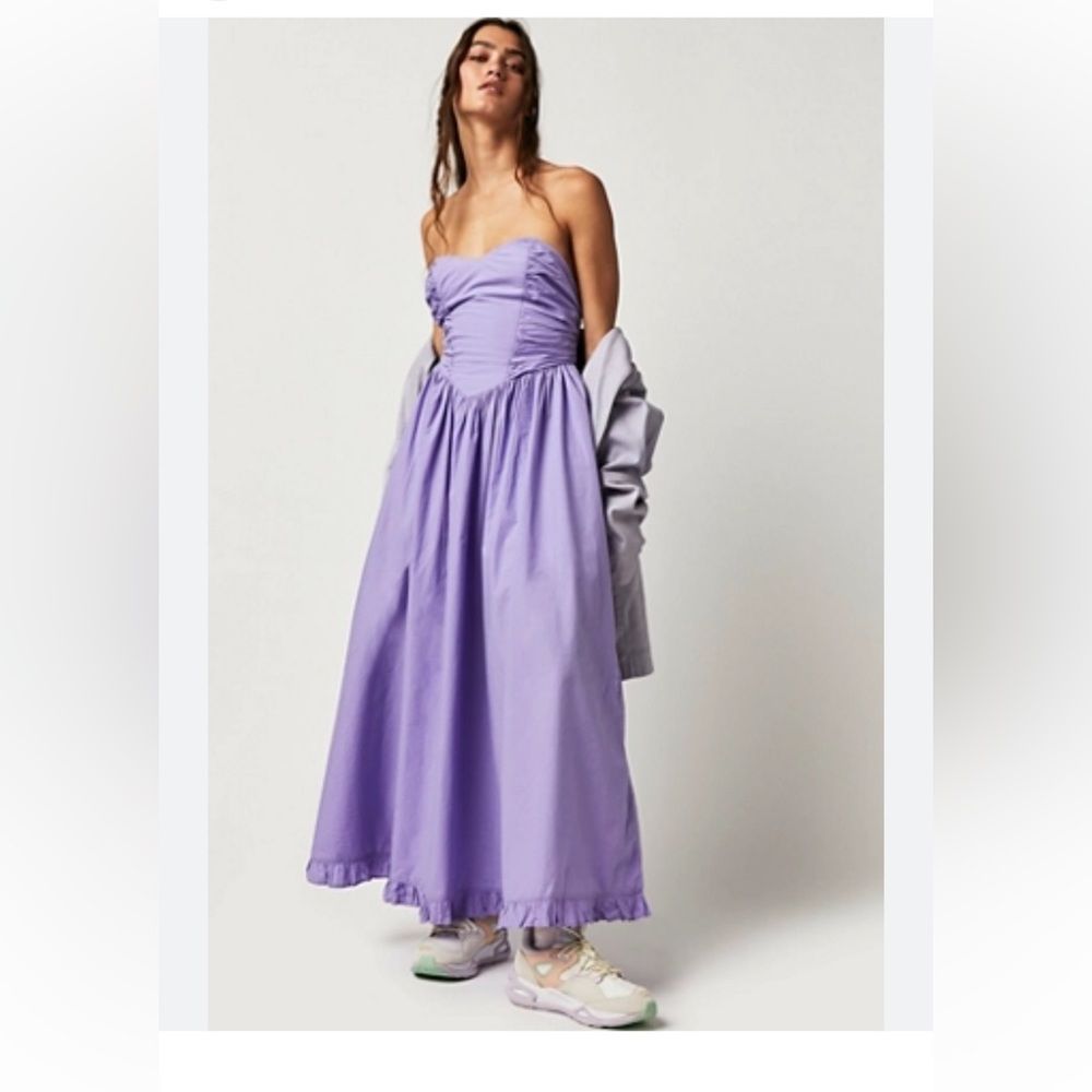 Free people Cohen Poplin midi dress
